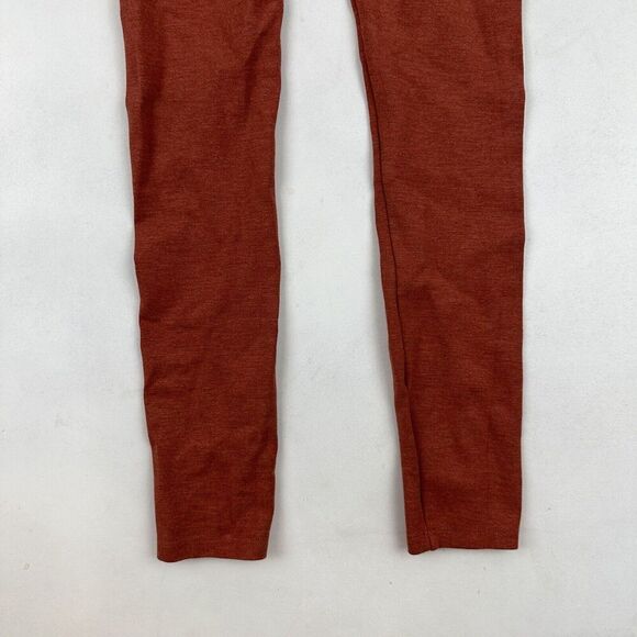 Lou & Grey x LOFT Rust Orange Leggings Back Pockets Sz XS Rayon Nylon Stretch - Picture 10 of 10
